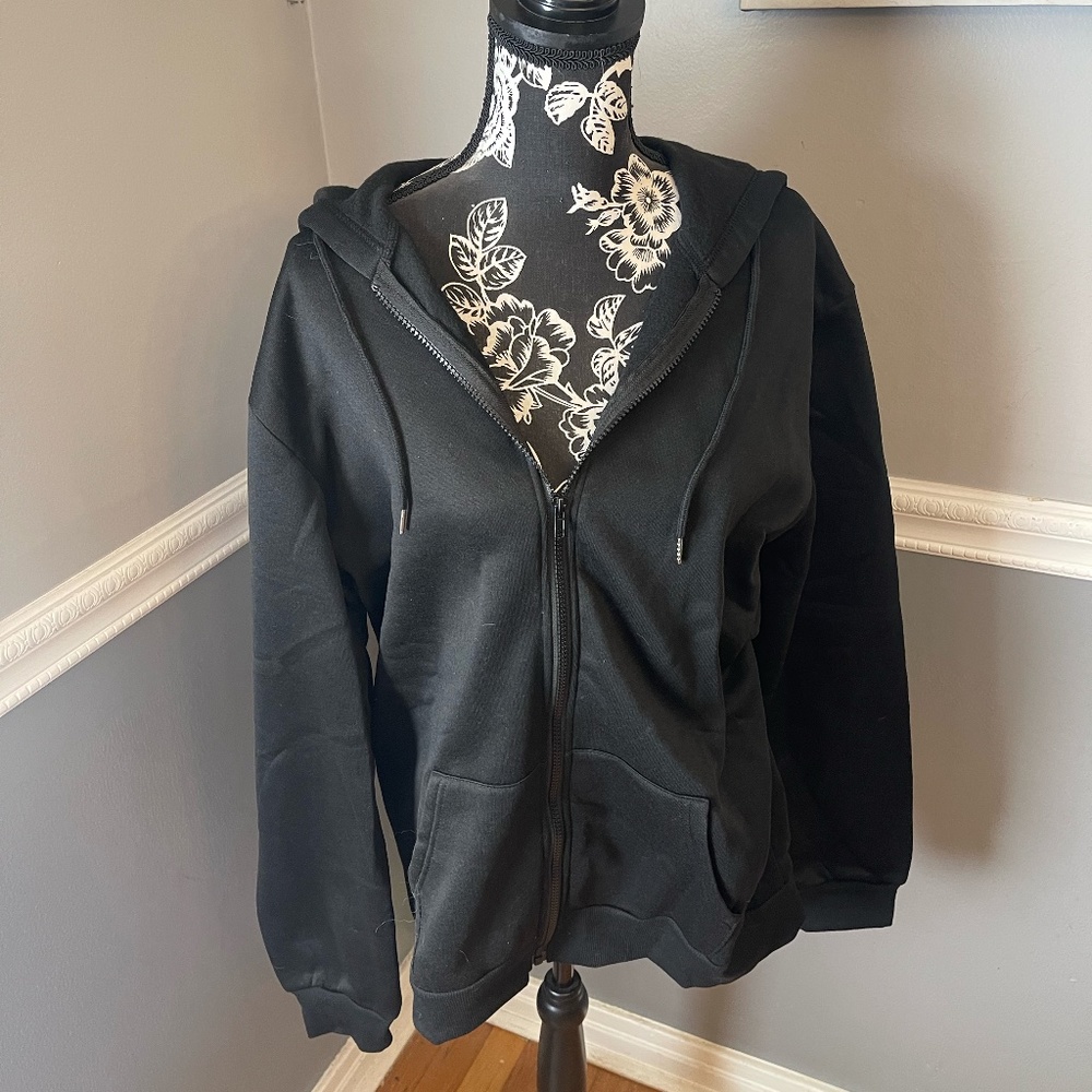 Zip-up hoodie